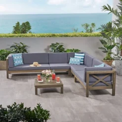 Brava 6pc Acacia Wood Sectional Patio Seating Set - Christopher Knight Home 21 Brava 6pc Acacia Wood Sectional Patio Seating Set - Christopher Knight Home -Outdoor Furniture Store GUEST f854532f d494 4c87 b5a9 704623c034bd