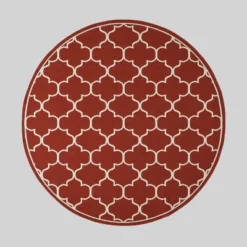 Thornhill Geometric Outdoor Rug Red/Ivory - Christopher Knight Home -Outdoor Furniture Store GUEST f959e436 88f8 4800 8645 5c040816b657