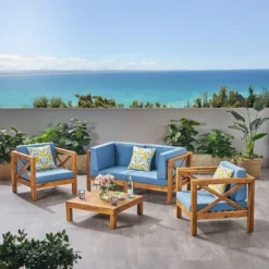 Brava 5pc Acacia Wood Patio Conversation Set - Christopher Knight Home 15 Brava 5pc Acacia Wood Patio Conversation Set - Christopher Knight Home -Outdoor Furniture Store GUEST f9afcc85 be33 4671 a6bc c2729b7966e2