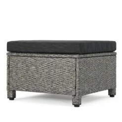 Puerta 2pk Outdoor Wicker Ottomans With Cushions - Black/Dark Gray - Christopher Knight Home 16 Puerta 2pk Outdoor Wicker Ottomans With Cushions - Black/Dark Gray - Christopher Knight Home -Outdoor Furniture Store GUEST f9dba45b 9fc9 428d a918 b2abd5fe6a56