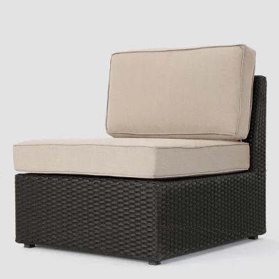 Santa Cruz 12pc Wicker Sofa Set With Cushions - Christopher Knight Home 6 Santa Cruz 12pc Wicker Sofa Set With Cushions - Christopher Knight Home - Image 4