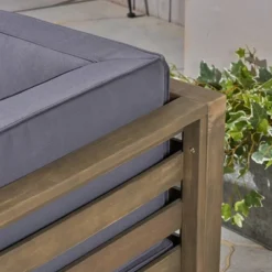 Malawi 10pc Acacia UShaped Sectional Sofa Set With Fire Pit Gray/Dark Gray - Christopher Knight Home 10 Malawi 10pc Acacia UShaped Sectional Sofa Set With Fire Pit Gray/Dark Gray - Christopher Knight Home -Outdoor Furniture Store GUEST fbc51e61 4af2 4925 800d 97515cb80622