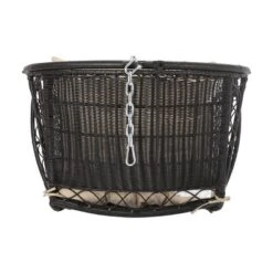 Greystone Indoor/Outdoor Wicker Hanging Chair With 8' Chain - Brown/Tan - Christopher Knight Home -Outdoor Furniture Store GUEST fd19b1f0 22ad 48da 91f4 a67ca3d7aa06