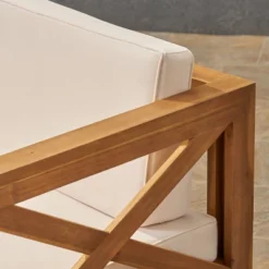 Alcove 5pc Acacia Wood Sofa Conversation Set - Christopher Knight Home -Outdoor Furniture Store GUEST fd3a6ed3 0835 4ccb b225 d7a10648867a