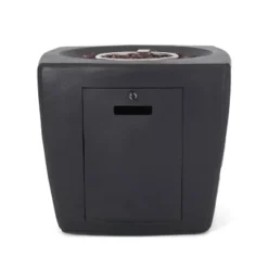 Holmwood Outdoor 40000 BTU Light Weight Concrete Square Fire Pit Dark Gray - Christopher Knight Home -Outdoor Furniture Store GUEST fe129b4a 838f 4cc6 93f8 52d7a12f0770