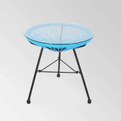 Nusa Faux Rattan Modern Side Table - Christopher Knight Home -Outdoor Furniture Store GUEST febbc13d b90f 41b2 b265 72b16c9ec081