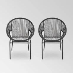Nusa 2pk Faux Rattan Patio Club Chairs - Christopher Knight Home -Outdoor Furniture Store GUEST ff726be5 18ec 4d19 b8f5 52a92d3bae18